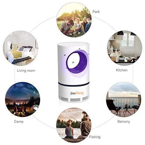 Electric Mosquito Killer Lamp – Silent UV Light Trap for Home & Bedroom