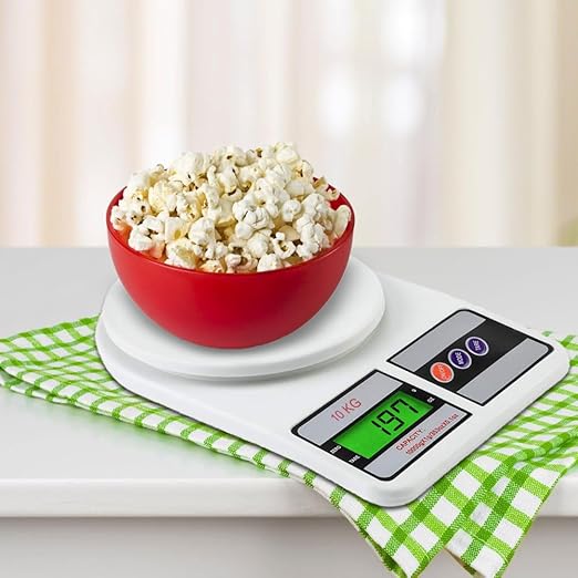 Digital Kitchen Weighing Scale – 10kg Capacity, LCD Display, Precision for Cooking, Baking & Fitnes